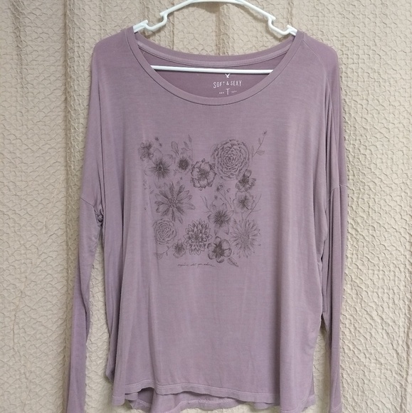 AMERICAN EAGLE SOFT&SEXY LONGSLEEVE TEE - Picture 2 of 5